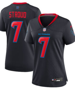 C.J. Stroud Houston Texans  Women_s Alternate Game Jersey  Navy 1