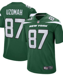 C.J. Uzomah New York Jets  Player Game Jersey  Gotham Green