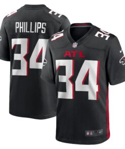 Clark Phillips III Atlanta Falcons  Team Game Jersey   Black