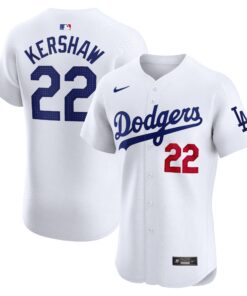 Clayton Kershaw Los Angeles DodgersHome Elite Player Jersey  White