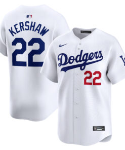 Clayton Kershaw Los Angeles DodgersHome Limited Player Jersey  White