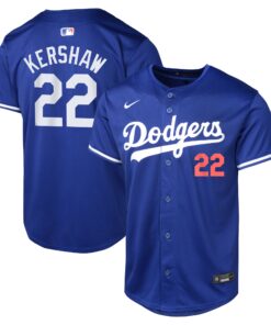 Clayton Kershaw Los Angeles DodgersYouth Alternate Limited Player Jerseynbspâ€“ Royal