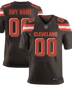 Cleveland Browns  Elite Custom Jersey  Brown
