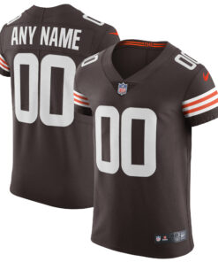 Cleveland Browns  Vapor Elite Custom Jersey  Brown