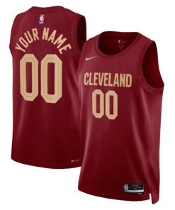 Cleveland Cavaliers Unisex Swingman Custom Jersey Burgundy - Icon Edition