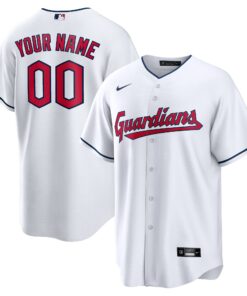 Cleveland GuardiansReplica Custom Jersey  White
