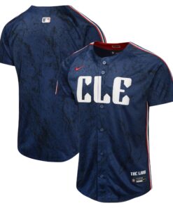 Cleveland GuardiansYouth 2024 City Connect Limited Jersey  Navy