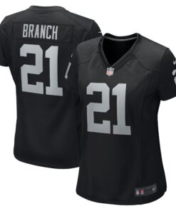 Cliff Branch Las Vegas Raiders  Women_s Retired Player Game Jersey  Black