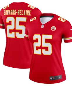 Clyde EdwardsHelaire Kansas City Chiefs  Women_s Legend Jersey  Red