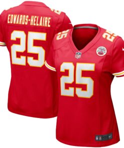 Clyde EdwardsHelaire Kansas City Chiefs  Women_s Player Jersey  Red