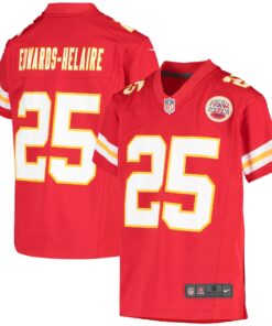 Clyde EdwardsHelaire Kansas City Chiefs  Youth Game Jersey  Red