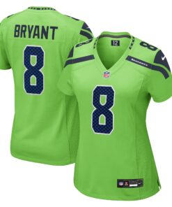 Coby Bryant Seattle Seahawks  Women_s  Game Jersey  Neon Green 1