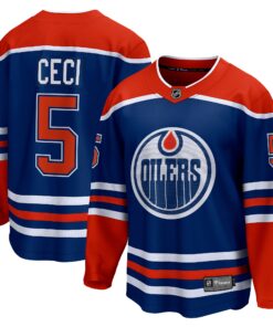 Cody Ceci Edmonton Oilers Fanatics Home Breakaway Player Jersey  Royal
