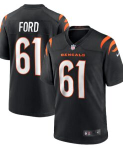 Cody Ford Cincinnati Bengals  Game Jersey  Black