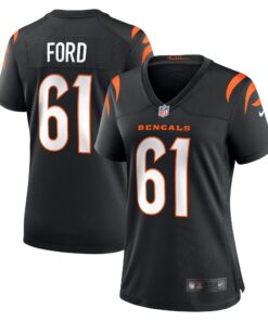Cody Ford Cincinnati Bengals  Women_s Game Jersey  Black