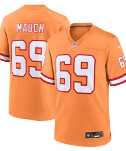 Cody Mauch Tampa Bay Buccaneers  Throwback Game Jersey  Orange