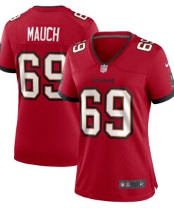 Cody Mauch Tampa Bay Buccaneers  Women_s  Game Jersey   Red