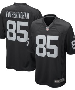 Cole Fotheringham Las Vegas Raiders  Game Player Jersey  Black
