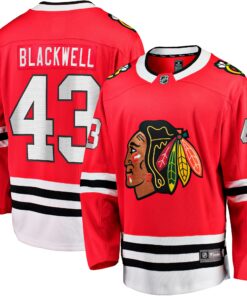 Colin Blackwell Chicago Blackhawks Fanatics Home Breakaway Jersey  Red
