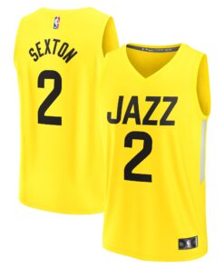 Collin Sexton Utah Jazz Fanatics Fast Break Replica Jersey - Icon Edition - Gold