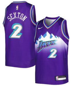 Collin Sexton Utah Jazz Youth 202223 Swingman Jersey - City Edition - Purple