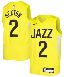 Collin Sexton Utah Jazz Youth Swingman Jersey - Icon Edition - Yellow