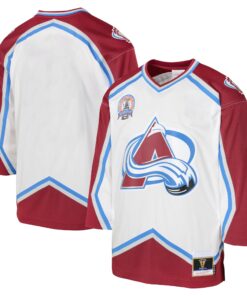 Colorado Avalanche Mitchell amp Ness Youth 2000 Blue Line Player Jersey  Blue