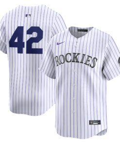  Colorado Rockies2024 Jackie Robinson Day Home Limited Jerseynbspâ€“ White