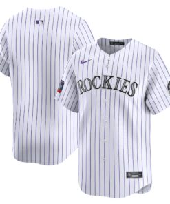  Colorado Rockies2024 MLB World Tour Mexico City Series Home Limited Jerseynbspâ€“ White
