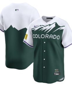  Colorado RockiesCity Connect Limited Jersey  Green