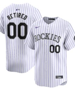 Colorado RockiesHome Limited PickAPlayer Retired Roster Jersey  White