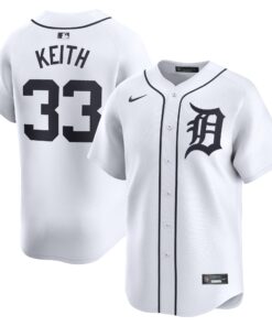 Colt Keith Detroit TigersHome Limited Player Jersey  White