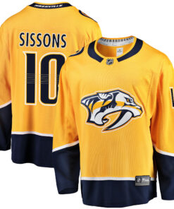 Colton Sissons Nashville Predators Fanatics Breakaway Player Jersey  Gold