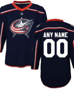 Columbus Blue Jackets Preschool Home Replica Custom Jersey  Navy