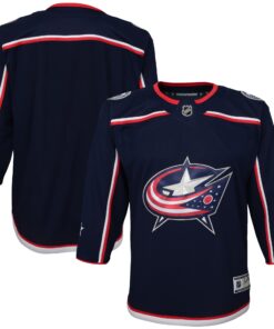Columbus Blue Jackets Youth Home Premier Jersey  Navy