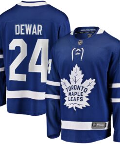 Connor Dewar Toronto Maple Leafs Fanatics Home Premier Breakaway Player Jersey  Blue