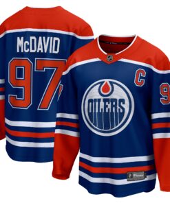 Connor McDavid Edmonton Oilers Fanatics Home Breakaway Jersey  Royal