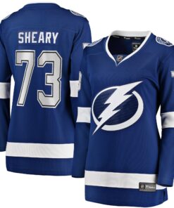Conor Sheary Tampa Bay Lightning Fanatics Women_s Home Breakaway Player Jersey  Blue