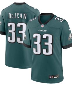 Cooper DeJean Philadelphia Eagles  2024 NFL Draft Game Jersey  Green