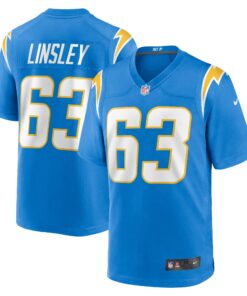 Corey Linsley Los Angeles Chargers  Game Player Jersey  Powder Blue