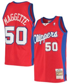 Corey Maggette LA Clippers Mitchell &amp Ness 200102 Hardwood Classics Swingman Jersey - Red