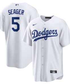 Corey Seager Los Angeles DodgersHome Replica Player Name Jersey  White