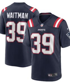 Corliss Waitman New England Patriots  Team Game Jersey   Navy