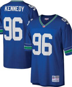 Cortez Kennedy Seattle Seahawks Mitchell amp Ness Legacy Replica Jersey  Royal