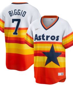 Craig Biggio Houston AstrosHome Cooperstown Collection Player Jersey  White