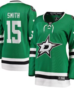 Craig Smith Dallas Stars Fanatics Women_s Home Breakaway Player Jersey  Kelly Green