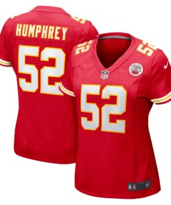 Creed Humphrey Kansas City Chiefs  Women_s Game Jersey  Red