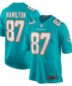 DaeSean Hamilton Miami Dolphins  Home Game Player Jersey  Aqua