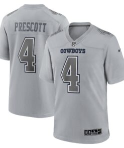 Dak Prescott Dallas Cowboys  Atmosphere Fashion Game Jersey  Gray