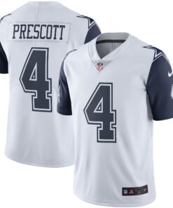 Dak Prescott  Dallas Cowboys Color Rush Vapor Limited Jersey  White